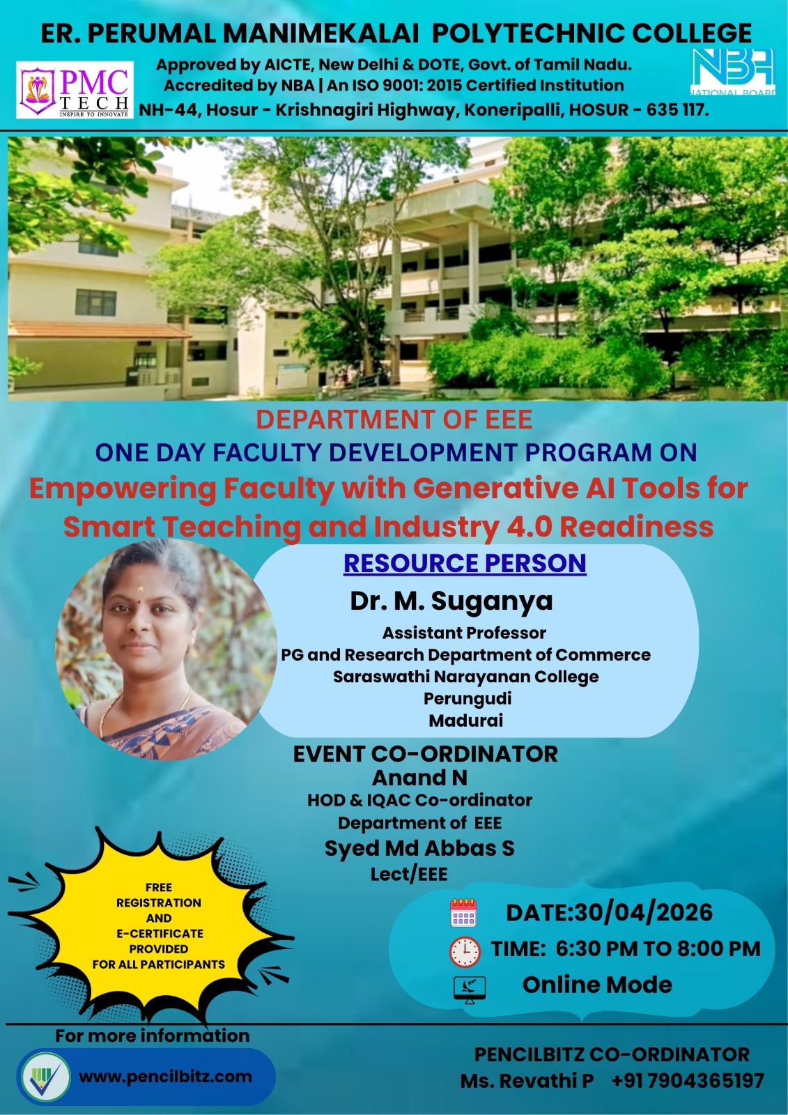 College Event Brochure